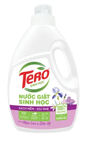 Combo 2 Nước Giặt TERO Sinh Học Enzyme Châu Âu 2,9kg x2 - An Toàn Cho Da, Giữ Hương Tươi Mát Suốt Ngày