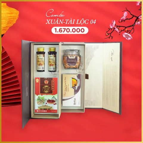 Bộ Quà Tết 2024 Đông Trùng Hạ Thảo Biofun - Tài Lộc 04, Quà Tết Sang Trọng Bảo Vệ Sức Khỏe, Đặc Sản Từ Đông Trùng Hạ Thảo