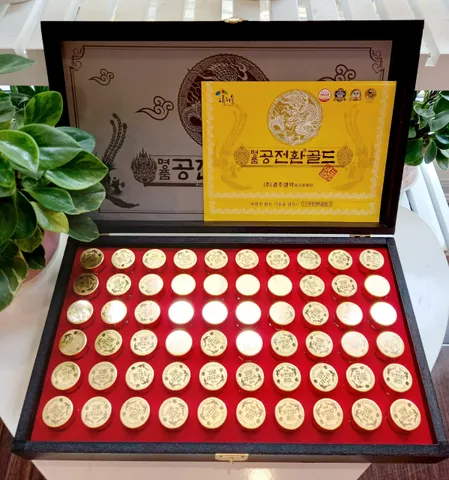 Viên Đông trùng hạ thảo Kanghwa Health Korea hộp gỗ 60 viên - Tăng cường sức khỏe, hỗ trợ miễn dịch và giảm stress