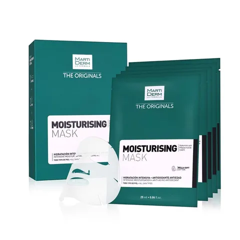Mặt Nạ Dưỡng Ẩm MartiDerm The Originals 10 Miếng - Chứa Hyaluronic Acid & Coenzyme Q10 - Dành Cho Da Khô, Chống Lão Hóa
