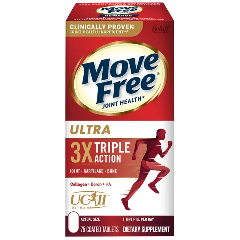 Viên Uống Bổ Khớp Move Free Ultra Triple Action 75 Viên - Bảo Vệ Xương Khớp, Giảm Đau Nhức, Hỗ Trợ Linh Hoạt, Mỹ