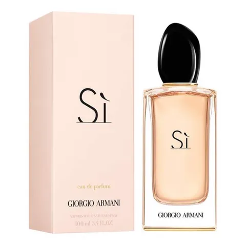 Nước hoa nữ Giorgio Armani Sì EDP - Hương hoa quyến rũ, ngọt ngào với bergamot, hoa hồng và vanilla, lưu hương lâu đến 12 giờ