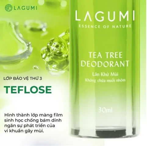 Lăn Khử Mùi Cho Bà Bầu Lagumi 24H - An Toàn, Khô Thoáng, Không Nhờn Dính - 30ml Sản Phẩm Dành Cho Mẹ Bầu, Thư Giãn Mùa Hè