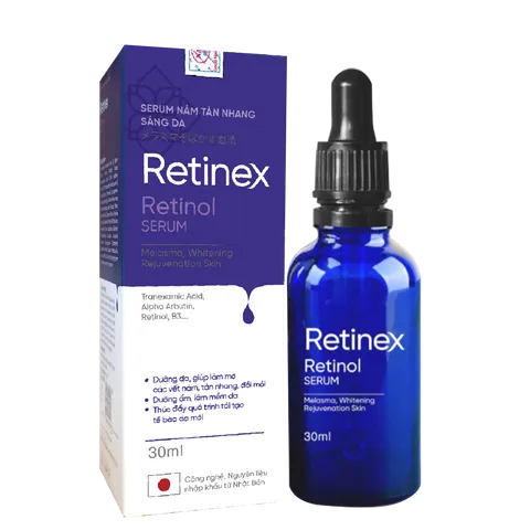 Serum Lovita Retinex 30ml - Hỗ Trợ Cải Thiện Nám, Tàn Nhang, Sáng Da, Dưỡng Da Mịn Màng