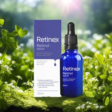 Serum Lovita Retinex 30ml - Hỗ Trợ Cải Thiện Nám, Tàn Nhang, Sáng Da, Dưỡng Da Mịn Màng
