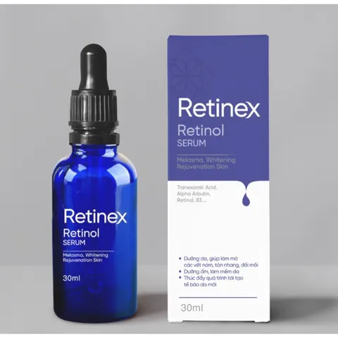 Serum Lovita Retinex 30ml - Hỗ Trợ Cải Thiện Nám, Tàn Nhang, Sáng Da, Dưỡng Da Mịn Màng