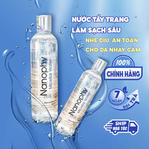 Nước Tẩy Trang Lovita Nanophy Micellar Water 300ml - Làm Sạch Da, Duy Trì Độ Ẩm, Nhập Khẩu Nhật Bản
