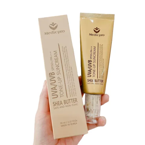 Kem Chống Nắng Medic Pro SPF 50+ PA+++ 70ml - Bảo Vệ Da Toàn Diện, Chống Tia UV, Dưỡng Trắng Da, Phù Hợp Mọi Loại Da