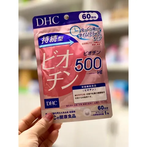 Viên Uống DHC Biotin Ngăn Rụng Tóc & Thúc Đẩy Mọc Tóc 60 Ngày - Bổ Sung Vitamin H Cho Tóc Khỏe & Da Đẹp Nhật Bản
