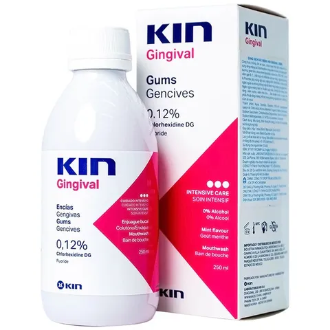 Nước súc miệng Kin Gingival ngăn ngừa mảng bám, viêm nướu, sâu răng