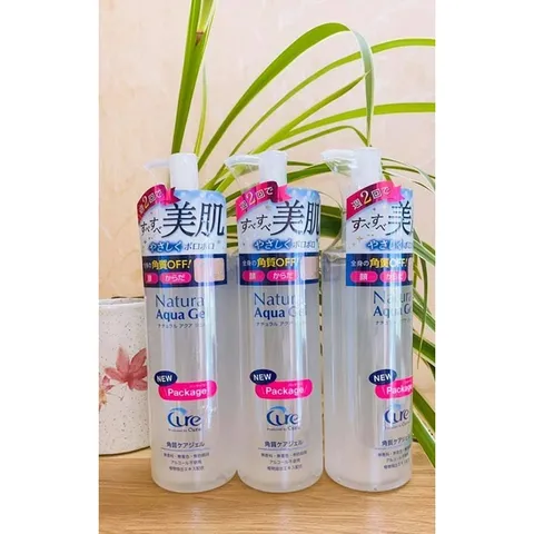 Tẩy Tế Bào Chết Cure Natural Aqua Gel 250g - Sản Phẩm Chăm Sóc Da Nhật Bản, Giúp Da Mịn Màng, Trẻ Trung, Thích Hợp Mọi Loại Da
