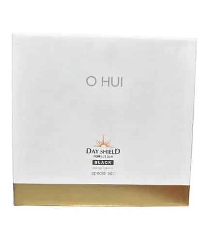 Bộ Kem Chống Nắng Ohui Perfect Sun Black Set - Dưỡng Da, Cải Thiện Nếp Nhăn, Chống Nắng SPF50+ PA+++ Chống Lão Hóa, Sữa Rửa Mặt 45ml