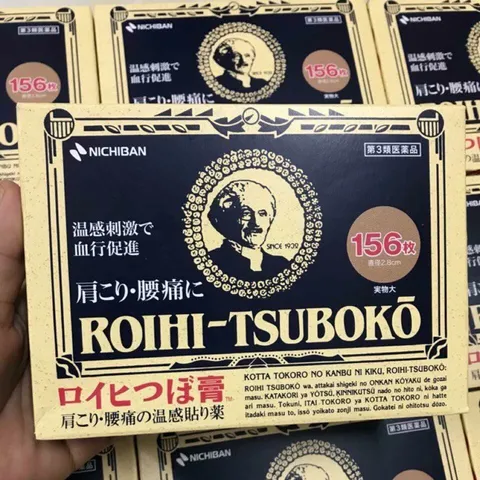 Miếng Dán Huyệt Đạo Giảm Đau Roihi Tsuboko Nhật Bản - Hỗ Trợ Giảm Đau Nhức Cơ Xương Khớp 156 Miếng