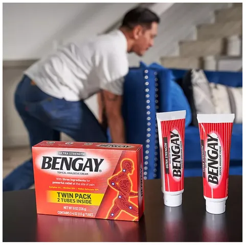 Kem Xoa Bóp Giảm Đau BENGAY Ultra Strength 113g x 2 Tuýp - Giảm Đau Cơ Khớp Nhanh Chóng, Phù Hợp Cho Người Già Và Vận Động Viên