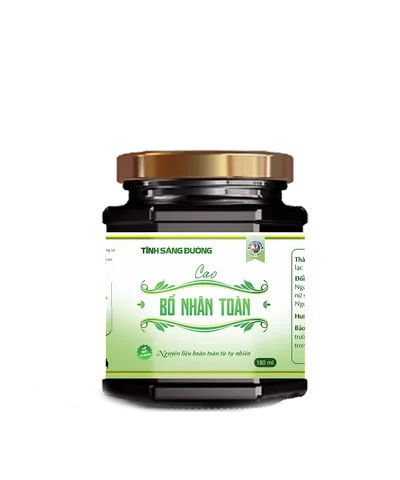 Cao Bổ Nhân Toàn 180ml - Giải Pháp Tăng Cân Cho Người Yếu, Mệt Mỏi, Phụ Nữ Sau Sinh, Trẻ Em Biếng Ăn