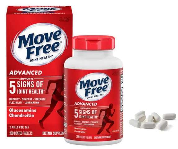 Viên uống Bổ Khớp Schiff Move Free Joint Health 200 viên - Giảm Đau Nhức Xương Khớp Hiệu Quả, Hỗ Trợ Sức Khỏe Khớp