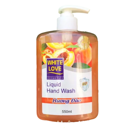 Nước Rửa Tay White Love Hương Dưa Gang 550ml - Giữ Ẩm, Kháng Khuẩn, Dưỡng Da Tay Mềm Mại, Sản Phẩm Việt Nam