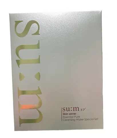 Bộ Tẩy Trang Su:m 37 Skin Saver 400ml + Sữa Rửa Mặt 100ml - Giúp Làm Sạch Da Tối Ưu, Phù Hợp Với Da Nhạy Cảm