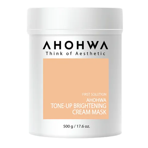 Mặt Nạ Kem Ủ Trắng Ahohwa Tone-Up Brightening Cream Mask 500g - Giúp Da Trắng Sáng, Cải Thiện Nám, Chống Oxy Hóa