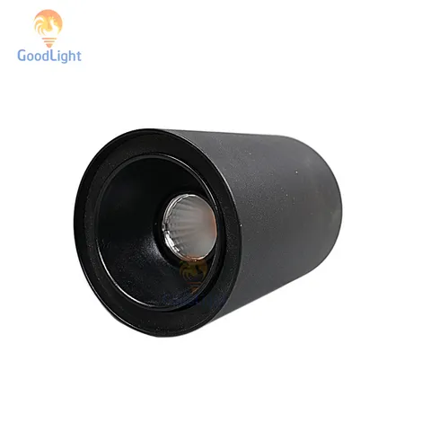 Đèn lon gắn nổi spotlight 7W/12W 3000K/4000K TD Goodlight, Vỏ đen