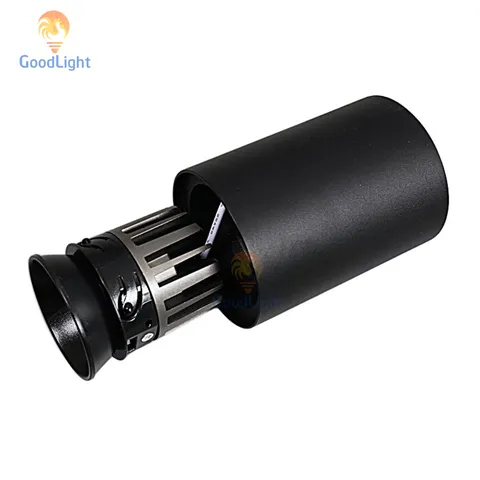 Đèn lon gắn nổi spotlight 7W/12W 3000K/4000K TD Goodlight, Vỏ đen