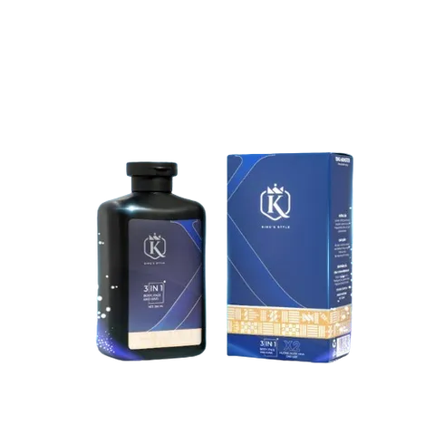 Sữa Tắm Gội 3in1 Hương Nước Hoa Nam Cao Cấp King Monster 350ml - Sạch Da, Giảm Gàu, Lưu Hương Suốt Ngày