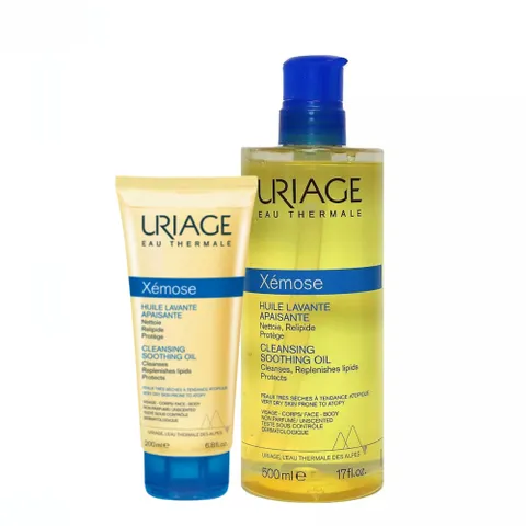 Dầu Tắm Uriage Xemose Cleansing Oil 200mL - Sản Phẩm Chăm Sóc Da Khô, Dưỡng Ẩm, Giảm Ngứa, Nhập Khẩu Từ Pháp