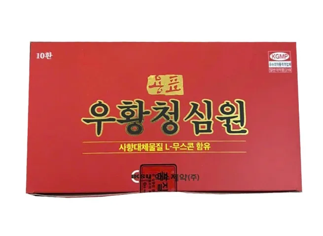 Viên An Cung Ngưu Hoàng IKSU Hàn Quốc Hộp Đỏ 10 Viên - Ngăn Ngừa Đột Quỵ, Hỗ Trợ Tâm Trạng, Cải Thiện Sức Khỏe Tinh Thần