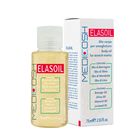 Medicosh Elasoil - Dầu Hỗ Trợ Ngăn Ngừa Vết Rạn Da, Dưỡng Ẩm Săn Chắc Da, An Toàn Cho Phụ Nữ Mang Thai, 75ml