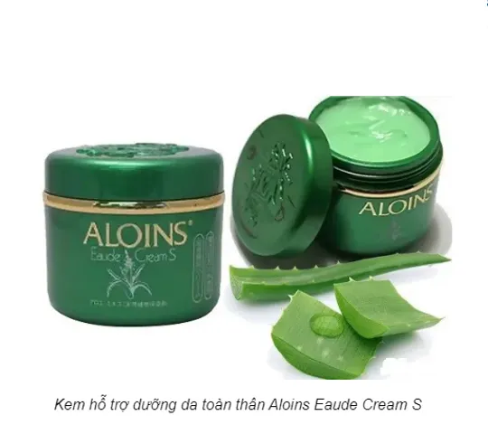 Kem Dưỡng Trắng Da Toàn Thân Aloins Eaude Cream S Nhật Bản 180g - Chiết Xuất Lô Hội, Dưỡng Ẩm Sâu, Làm Sáng Da, Chống Nẻ