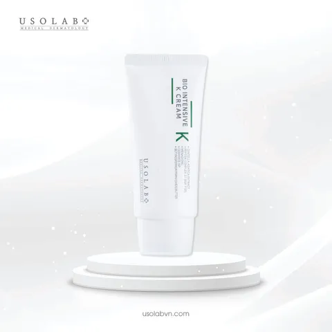 Kem Dưỡng Phục Hồi Usolab Bio Intensive K Cream 50ml - Dưỡng Ẩm, Phục Hồi Da Hư Tổn, Chống Lão Hóa, An Toàn Cho Da Nhạy Cảm