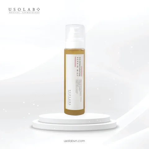 Xịt Khoáng Toner Phục Hồi Da Usolab Bio Renaturation PDRN Repair Mist 150ml - Cấp Ẩm, Dưỡng Trắng, Làm Săn Chắc Da Hàn Quốc