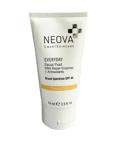 Kem Chống Nắng Neova DNA Damage Control Everyday Facial Fluid SPF 44 - Bảo vệ Da Toàn Diện, Dưỡng Ẩm, Chống Oxy Hóa, 74ml