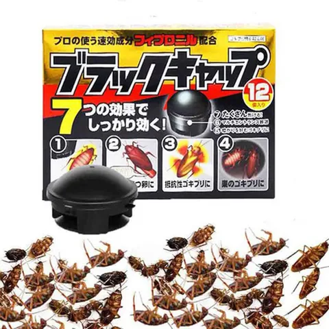 Viên diệt gián không mùi Nhật Bản - Hộp 12 viên hiệu quả cao, an toàn cho gia đình, tiêu diệt tận gốc gián và trứng ấu trùng