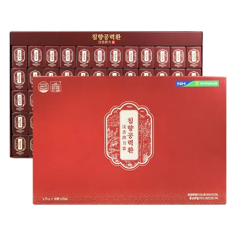 An Cung Bổ Não Trầm Hương NongHyup Hàn Quốc - Hộp 60 Viên Thảo Dược Hỗ Trợ Sức Khỏe Cho Người Cao Tuổi