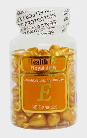 Viên nang Vitamin E Sữa Ong Chúa Health Pro 90 viên - Dưỡng ẩm, chống lão hóa, làm mềm da mặt, chăm sóc sức khỏe làn da hiệu quả
