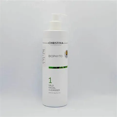 Sữa Rửa Mặt Làm Sạch Sâu Christina Biophyto 1 - Chiết Xuất Trà Xanh 500ml - Giúp Sạch Bụi Bẩn, Thông Thoáng Da