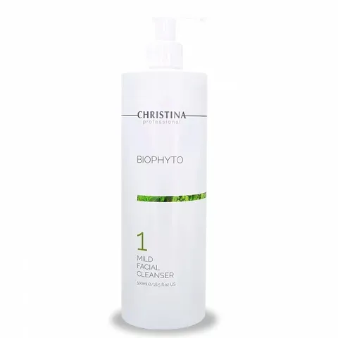 Sữa Rửa Mặt Làm Sạch Sâu Christina Biophyto 1 - Chiết Xuất Trà Xanh 500ml - Giúp Sạch Bụi Bẩn, Thông Thoáng Da