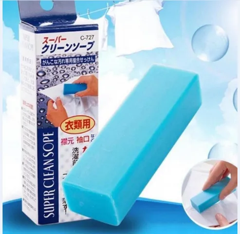 Xà Phòng Thanh Tẩy Trắng Cổ Áo Super Clean Sope 100g - Giải Pháp Dọn Dẹp Vết Bẩn Hiệu Quả từ Nhật Bản