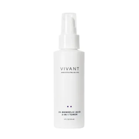 Toner Nước Hoa Hồng Vivant Skin Care 3% Mandelic Acid 3-In-1 (115ml) - Cân Bằng Độ pH, Kiểm Soát Dầu Nhờn, Làm Dịu Da