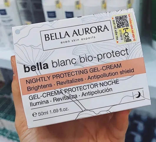 Kem Dưỡng Ẩm Bella Aurora Bella Blanc Bio Protect LÀM SÁNG Da Ngày Chống Oxy Hóa SPF 15 50ml - Phục Hồi Da Nhạy Cảm