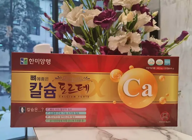 Viên Uống Bổ Sung Canxi Hanmi 120 Viên - Hỗ Trợ Xương Chắc Khỏe, Ngăn Ngừa Loãng Xương, Xuất Xứ Hàn Quốc