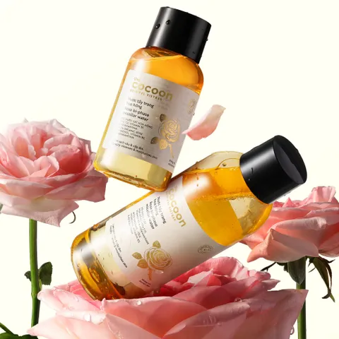 Nước Tẩy Trang Hoa Hồng Cocoon 310ml - Dưỡng Ẩm & Làm Sạch Làn Da Nhạy Cảm, Không Hương Liệu, Dễ Dàng Sử Dụng