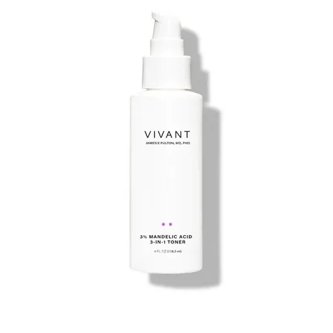 Toner Nước Hoa Hồng Vivant Skin Care 3% Mandelic Acid 3-In-1 (115ml) - Cân Bằng Độ pH, Kiểm Soát Dầu Nhờn, Làm Dịu Da