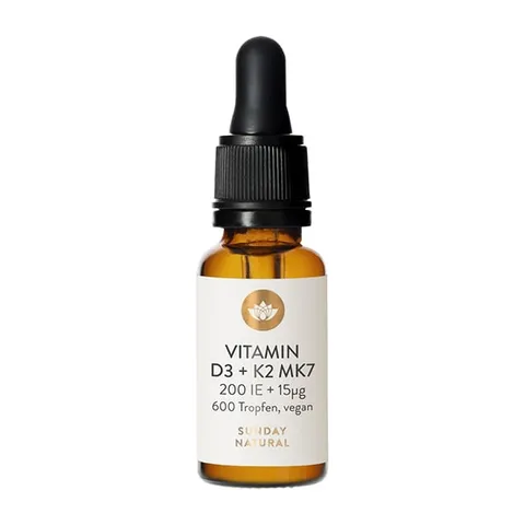 Vitamin D3 K2 MK7 Sunday Natural của Đức 20ml