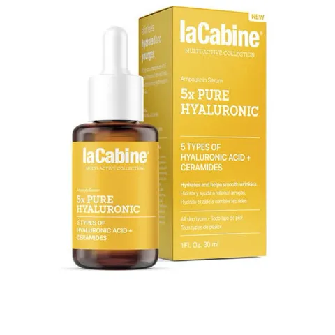 Tinh Chất Dưỡng Ẩm LaCabine 5x Pure Hyaluronic Serum 30ml - Chống Nếp Nhăn, Cấp Nước Cho Da, Giữ Ẩm Tối Ưu, Phục Hồi Da Khỏe Mạnh