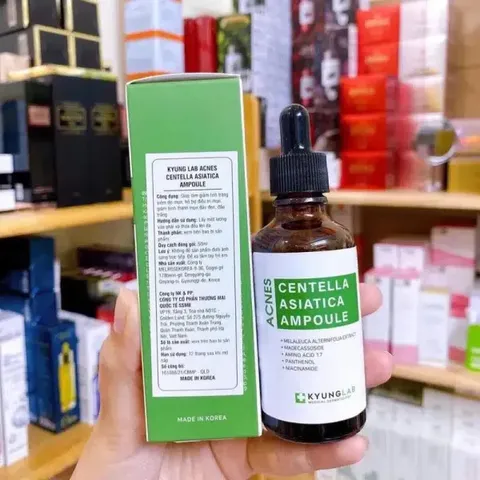 Serum Hỗ Trợ Mụn Kyung Lab Acnes Centella Asiatica 50ml - Giảm Sưng, Kiểm Soát Dầu, Phục Hồi Da Nhạy Cảm