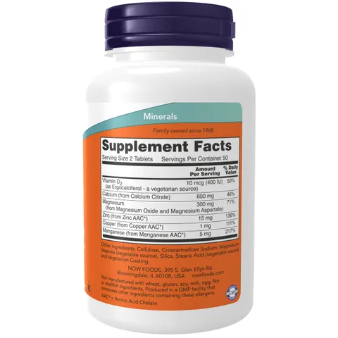 Viên Uống Bổ Sung Canxi Citrate Now Foods - Hỗ Trợ Xương Khớp Chắc Khỏe, Giảm Đau Nhức, 100 Viên USA