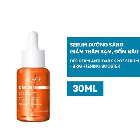 Serum Uriage Depiderm 30mL - Tinh Chất Giảm Nám, Mờ Đốm Nâu, Làm Sáng Da, Chăm Sóc Da Mặt An Toàn, Pháp