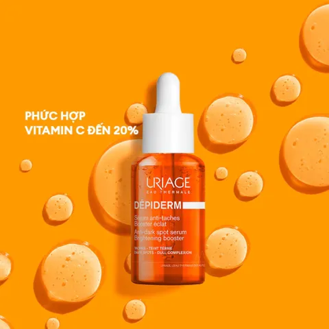 Serum Uriage Depiderm 30mL - Tinh Chất Giảm Nám, Mờ Đốm Nâu, Làm Sáng Da, Chăm Sóc Da Mặt An Toàn, Pháp